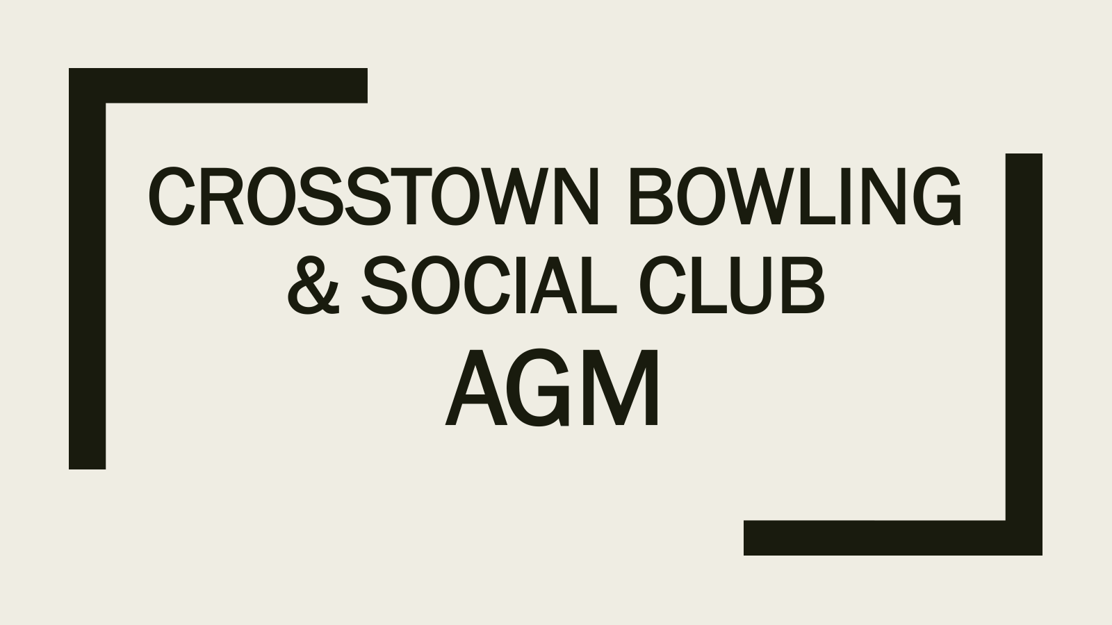 Crosstown AGM