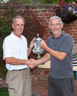 Crosstown Club Chairman with Emmett Cup winner, Chris Jones Emmett Cup (August 2022)